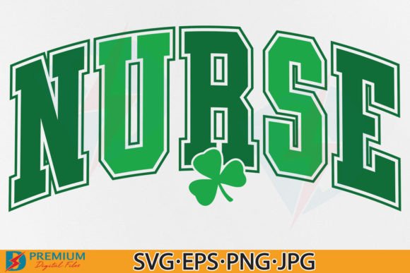 Nurse St Patrick's Day SVG, Lucky PNG