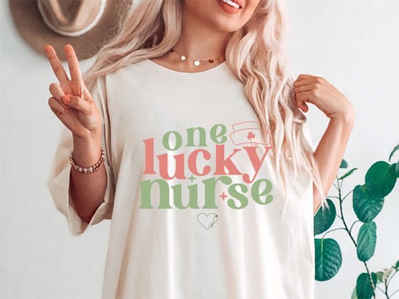 One Lucky Nurse St Patrick T Shirt