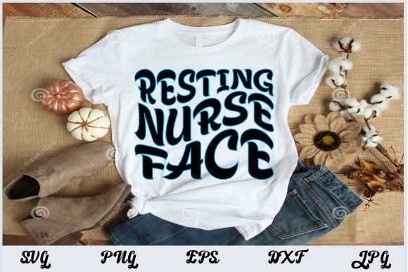 Retro Nurse Design for Graphics & T-Shirt Designs