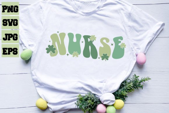 St Patrick's Day Nurse Design: Graphics and Illustrations for Creative Projects